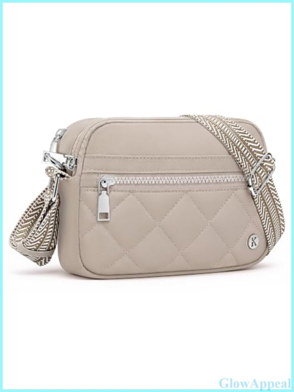 Anti-Theft RFID Crossbody Bag Small Travel Purse Nylon Water Resistant
